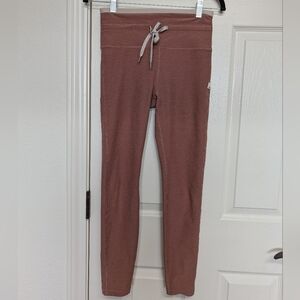 Vuori Womens Vibe Elevation Legging Pink Two Tone Size XS/S Lounge Gym Workout